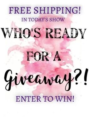 GIVEAWAY PLUS FREE SHIPPING  🎉🎉🎉